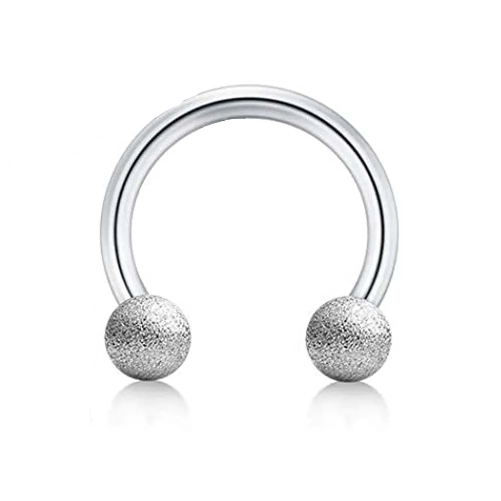 31 Styles 16G Surgical Steel 1 Pcs Nose Septum Rings Piercing Jewelry Horseshoe Cartilage Earring Eyebrow Lip Retainer 8mm 10mm