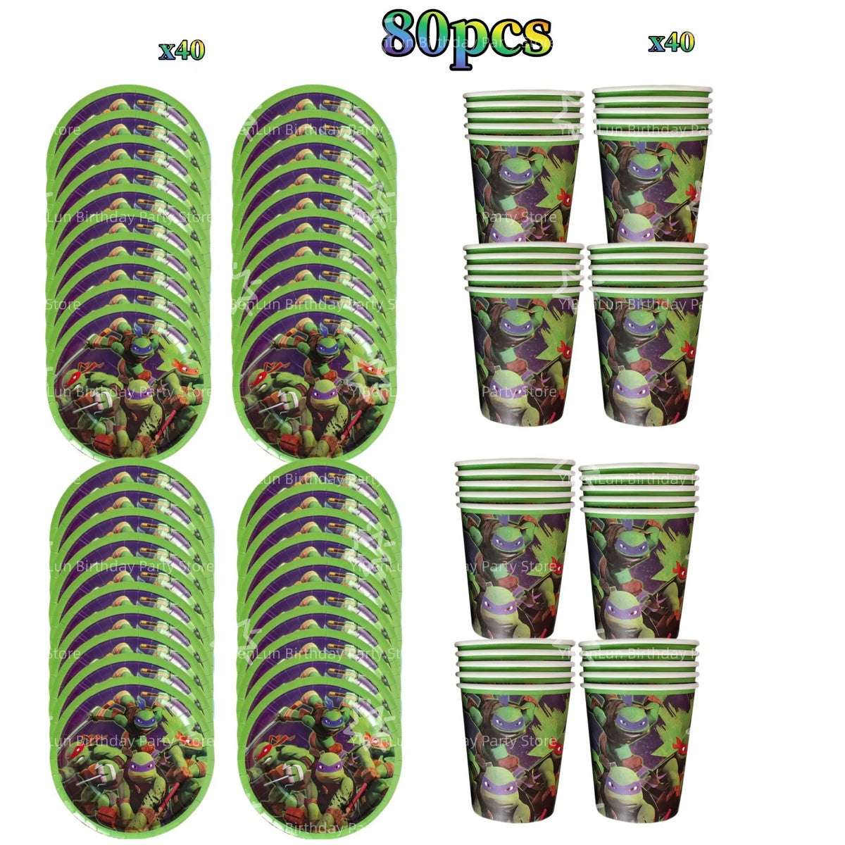 Cartoon Turtles Birthday Party Decorations Tableware Tablecloth Cup Plate Bag Napkins Balloon Baby Shower Turtles Party Favors