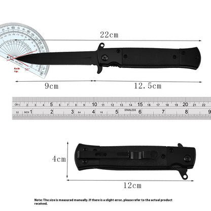 Outdoor Portable Folding Fruit Knife High Hardness Stainless Steel Pocket Cutter Camping Survival Vegetable Peeling Knife EDC Ha