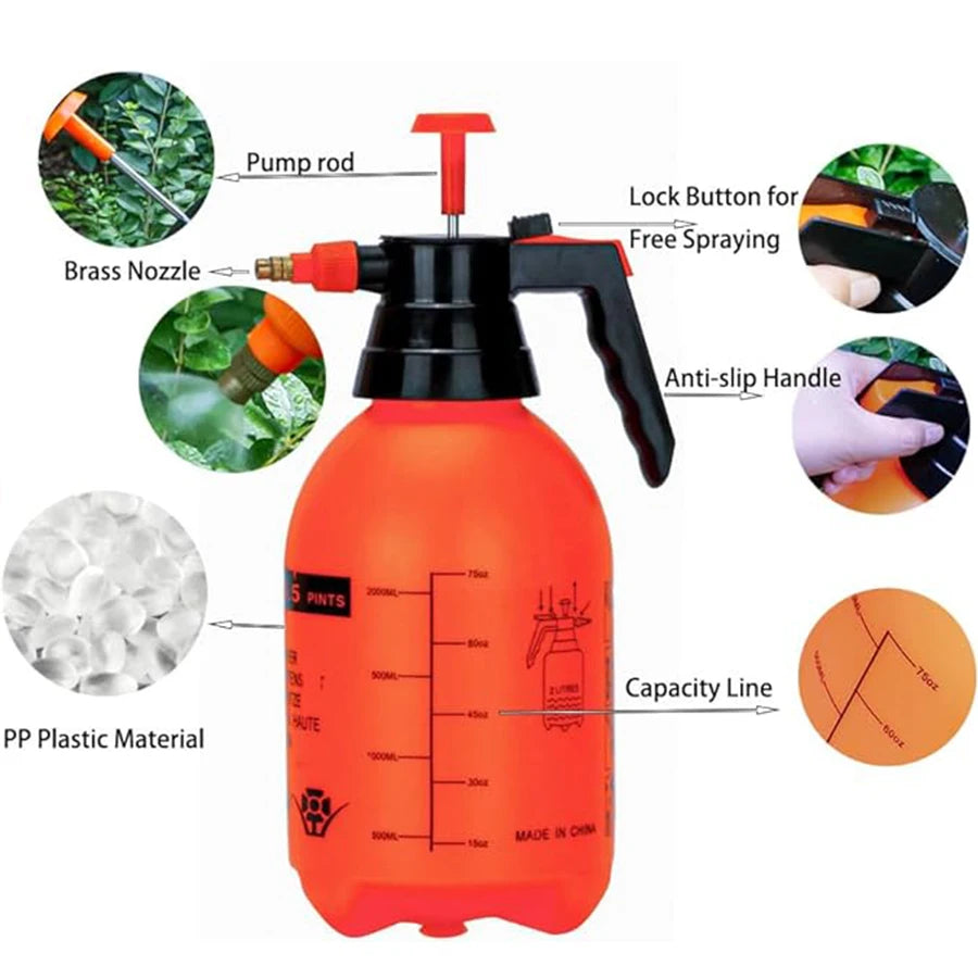 Watering Can Indoor Plants Sprinkler Spray Bottle for Water Garden Farming Plant Irrigation Flowers Cans Automatic Flower Home