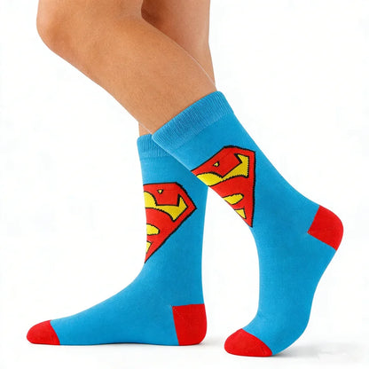 1pairs BEAST KINGDOM Street Casual Crew Socks Men Women Cartoon Anime Hip Hop Fashion Novelty Funny Socks