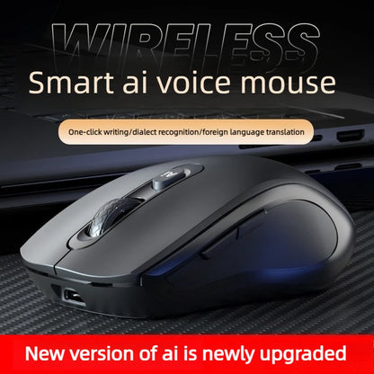 New AI Intelligence Wireless Voice Mouse Translator Rechargeable Voice Control Typing Translation Wireless Smart Office Mouse