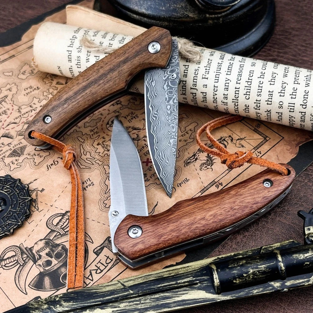 High-Quality Folding Knife: Everyday Cutting, Adventure, Hiking Rescue Tool—Portable Camping Pocket-Sized Outdoor Knife, Gift