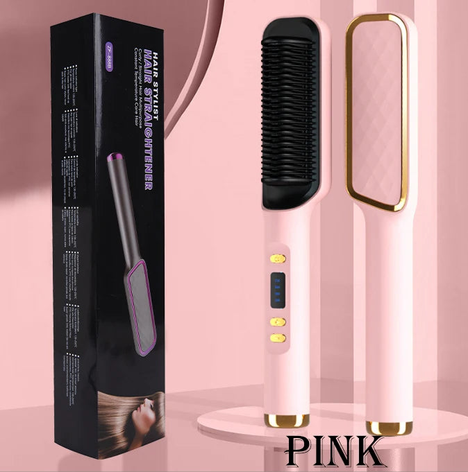 Hair Straightener Brush Electric Hot Comb Hair Straightener Hair Brushes Comb Hot Heating Comb Multifunction Hair Straightener
