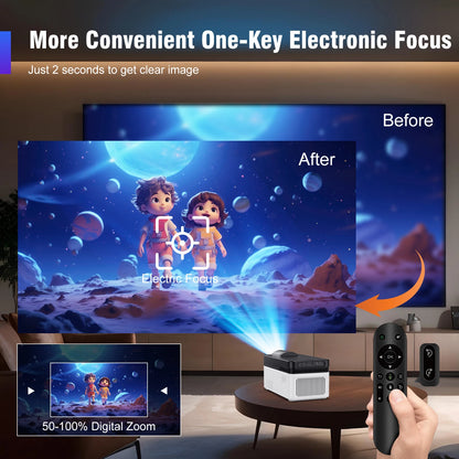 Magcubic HY450 Ultra Short Throw Projector 900ANSI 8K 1080P BT5.4 Auto Offset Electronic Focus Home Theater Voice