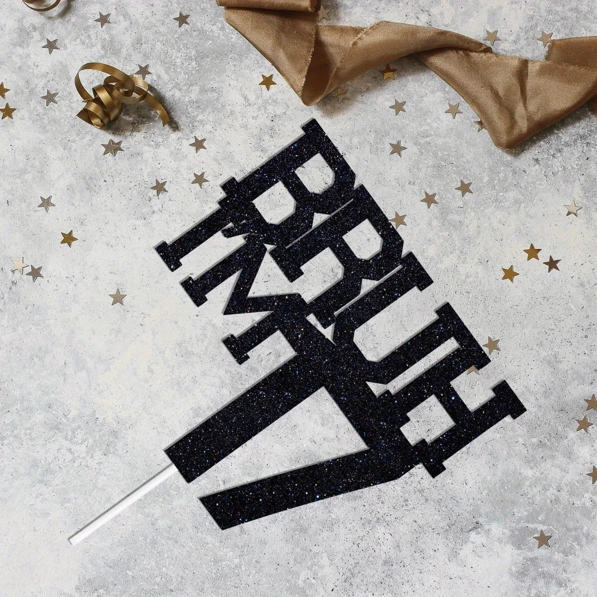 1 PCS Black Bruh I'm 17 Cake Topper, Happy 17th Birthday/Bro I'm 17, Funny 17th Birthday Party Decorations
