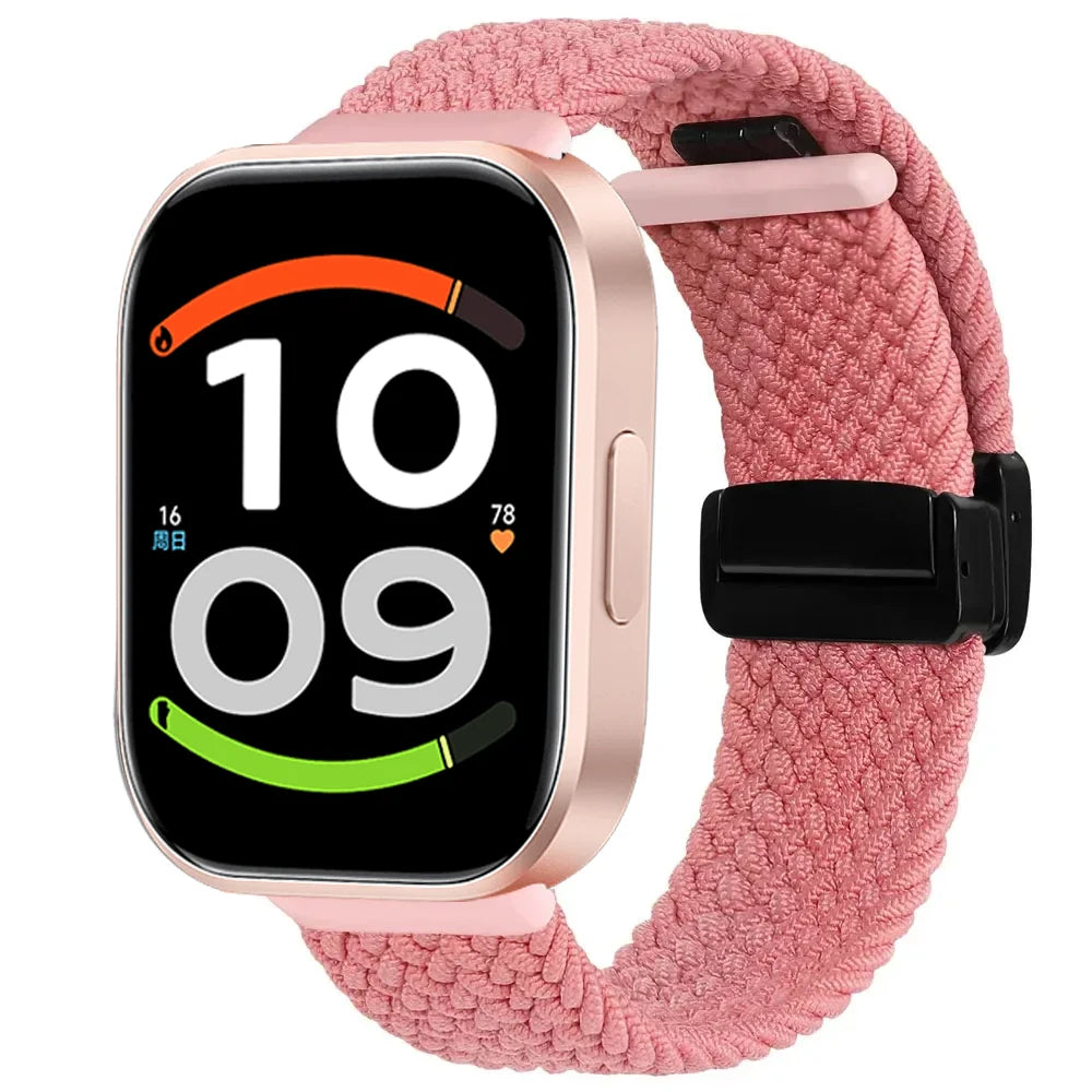 Nylon Braided Strap for Redmi Watch 6 Active 6 Lite Xiaomi Band 10 Pro 9 Pro 8 Pro Magnetic Buckle Wristband Redmi Watch 6 5 4
