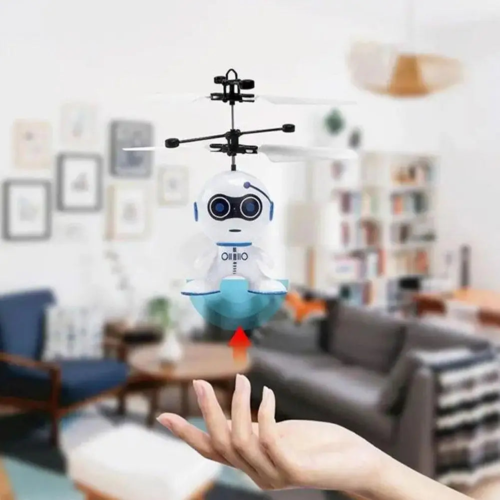 Mini Bee Drone Induction UFO Toy RC Helicopter Quadrocopter Fairy Flying Ball for Kids Hand Operated Gift