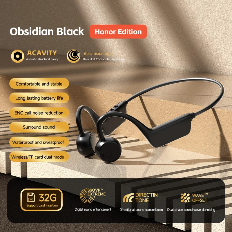 Real X8 Wireless Bone Conduction Headset Headphone IPX8 Bluetooth 5.3 For Swimming Waterproof Exercise Fitness Sports