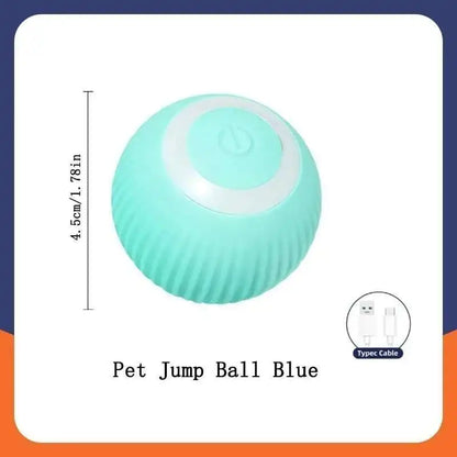 Smart Dog Toy Ball Electronic Interactive Pet Toy Moving Ball USB Automatic Moving Jumping Bouncing Toy Ball Puppy Cat Product