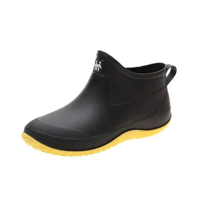 Women's Ankle Rain Boots Summer Wear-resistant Anti-Slip Couple Men And Women Short Rubber Boots Suitable For Outdoor Camp