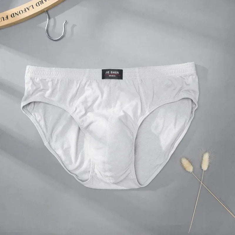 1PC Cotton Briefs Men's Comfortable Underpants Male Breathable Underwear Lingerie Panties Plue Size Xl -5XL