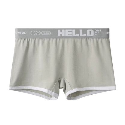 3pcs Set Womens Cotton Boyshorts 45-80kg Boxer Shorts Comfortable Underwear for Women Girl Student Breathable Soft Sexy Panties