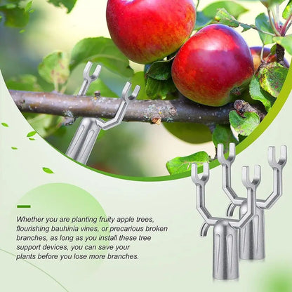 Universal Metal Tree Branch Support Silver Orchards Tree Brace Tree Straightening Kit for 5pcs Garden