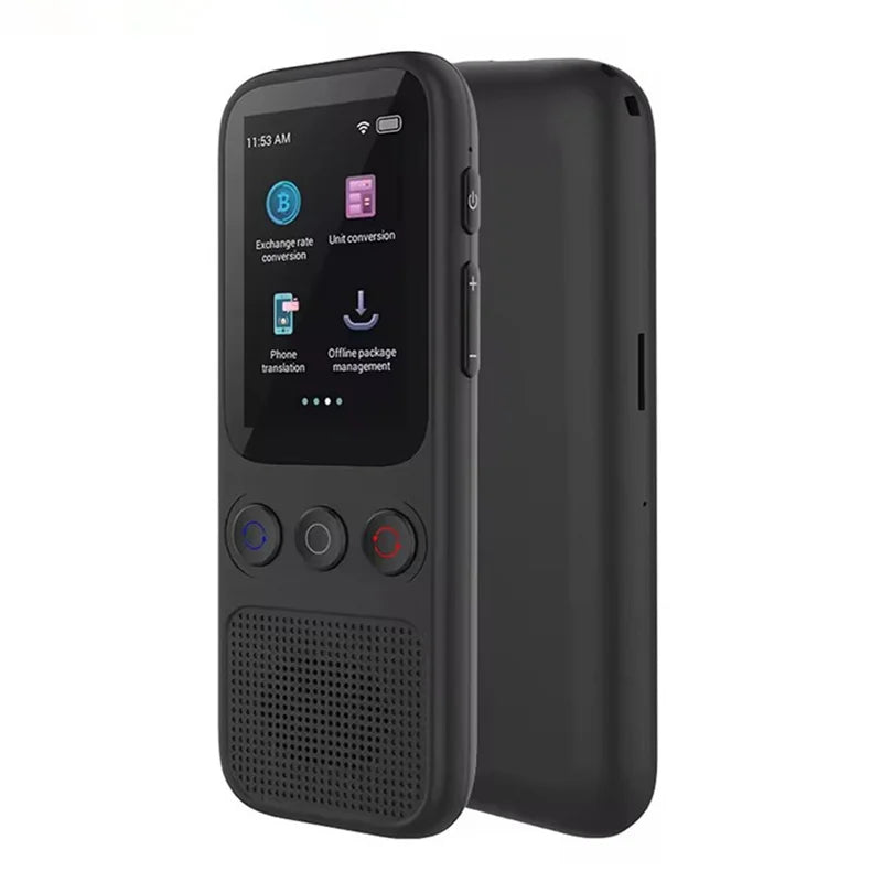 S80 AI Translator Device Supports 138 Languages Intelligent Translator ChatGPT Real-time Voice Recording Text Translate Machine