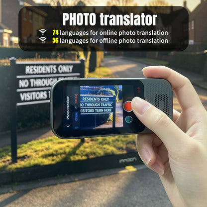 Language Translator Device Support 138 Languages Translation Device AI Translator with ChatGPT Offline Photo Voice Translator