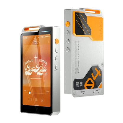 HiBy R4 Android 12 HiFi Music Player Bluetooth WiFi DSD256 MQA 16x USB DAC Headphone AMP 11hr 4.7'' ES9018Q2M*4 Snapdragon 665