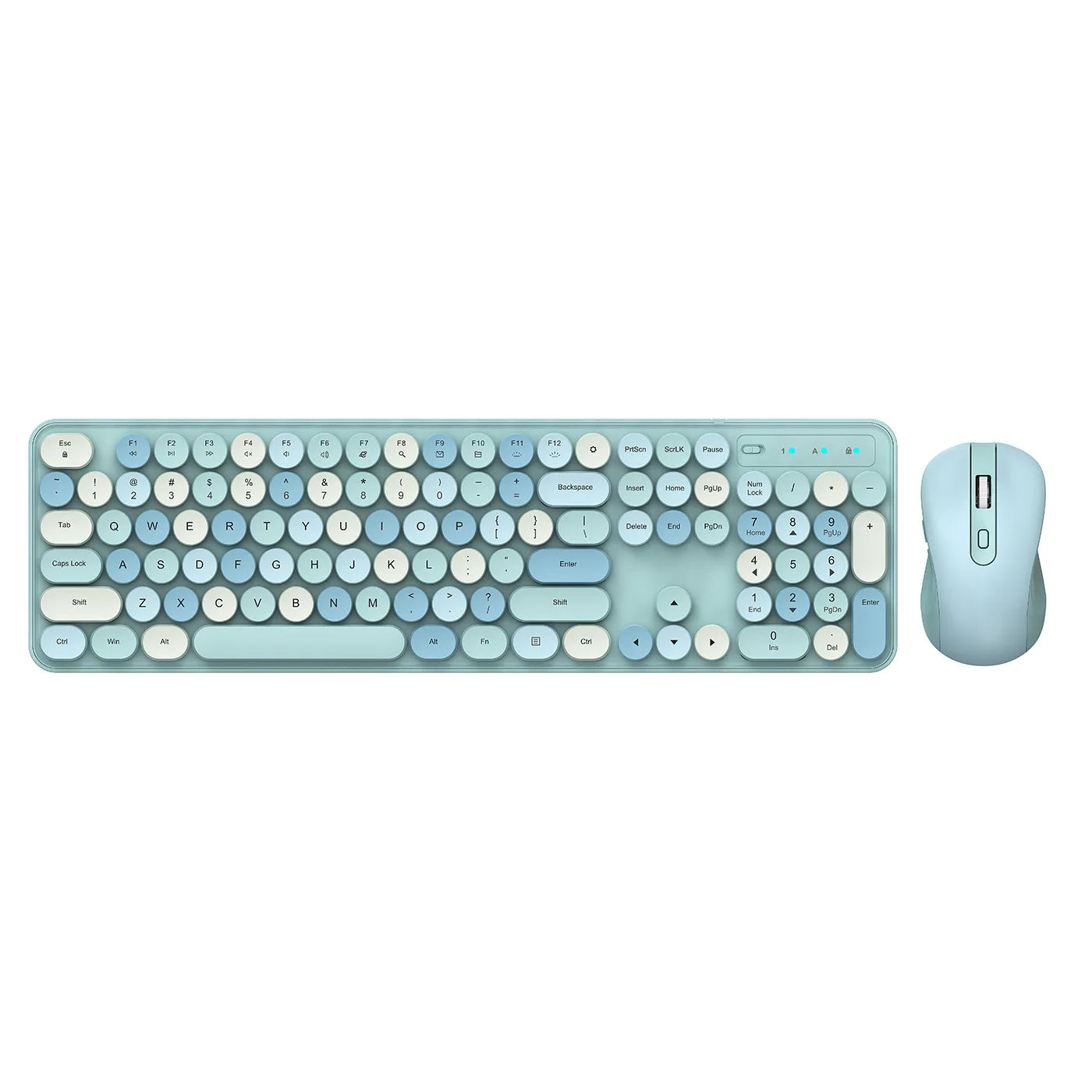 Wireless Keyboard Mouse Set High-Looking Girl Silent Office retro Cute Pink