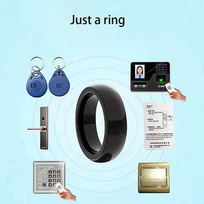 NFC Waterproof Smart Chip Ring 13.56MHZ Key RFID CUID Replaceable Tag 1K S50 Cloning Token Iso1443a Gen2 Key