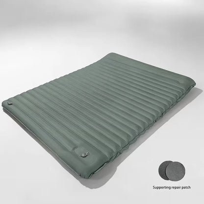 Thickened Double-Layer 3.94-Inch Inflatable Mat, Detachable Inflatable Pad, Suitable for Multiple People