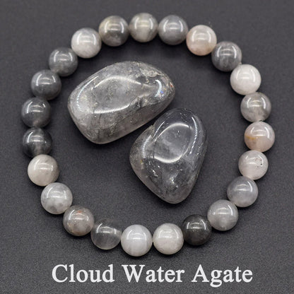 Natural Amethyst Quartz Crystal Bead Bracelet Health Bracelet for Women Weight Loss Fatigue Pressure Fatigue Relief Yoga Jewelry