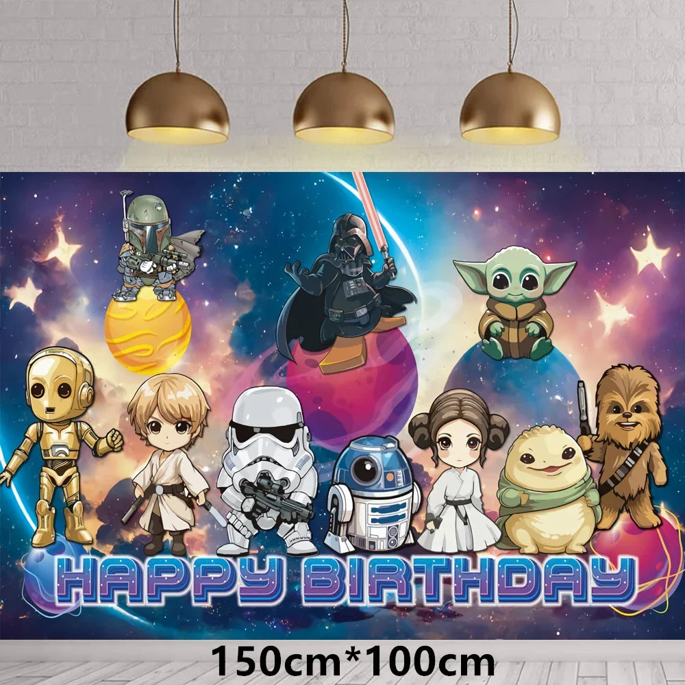 Green Yodaed Latex Balloons Hero Master Robot Foil Ballons Happy Birthday Party Banner Tableware Cake Topper Decoration Kid Toy