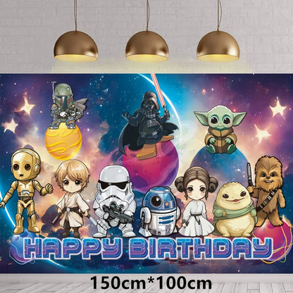 Green Yodaed Latex Balloons Hero Master Robot Foil Ballons Happy Birthday Party Banner Tableware Cake Topper Decoration Kid Toy
