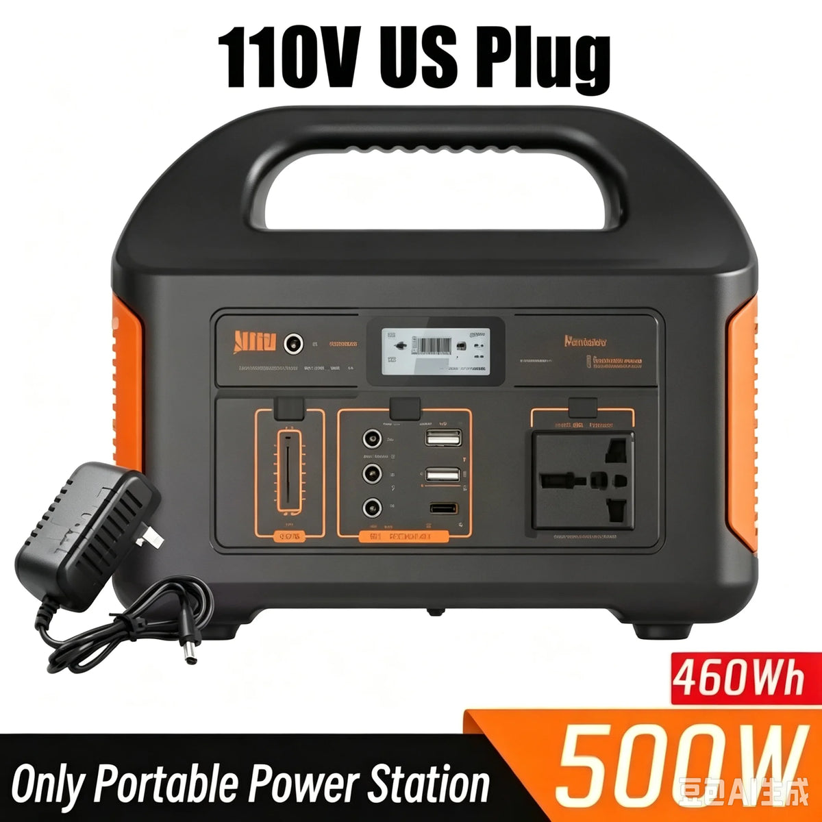 Gaiaray Solar Power Station 500W 300W Solar Generator 460WH 230WH Super Fast Charging APP Control Emergency Power Station for Home Camping Power Outages 110V US Warehouse