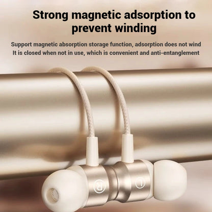 Metal Design Type C&3.5mm Wired Gamer Earphones 9D Stereo Sound Headsets Magnetic In-Ear Headphones For Samsung Handfree HD Call