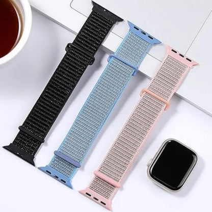 Nylon Loop Strap For Apple Watch 11 10 9 8 7 46mm 45mm 42mm 41mm Ultra 3 2 49mm Braided Bracelet iWatch 6 5 4 SE3 44mm 40mm Belt