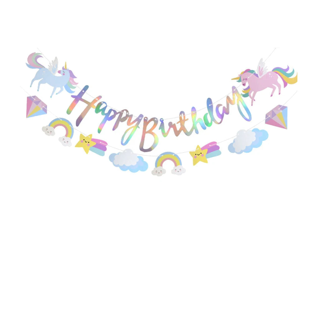 Rainbow Unicorn Balloon Unicorn Party Decor Supplies Unicorn Birthday Party Decoration Baby Shower Kids Girls Birthday Decor