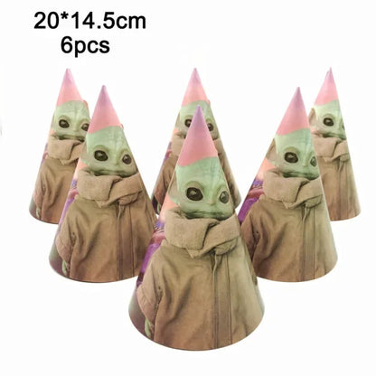 Green Yodaed Latex Balloons Hero Master Robot Foil Ballons Happy Birthday Party Banner Tableware Cake Topper Decoration Kid Toy