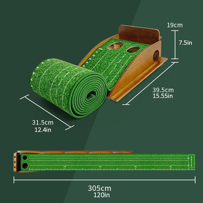 Golf Removable Putter Practice Indoor Office Home Outdoor Garden Portable Mini Professional Training Set Tool Golf Practice Mat
