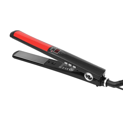 Hair Straightener Titanium 480F High Temperature Professional Wide Plates Irons PTC Treatment Hair Flat Iron and Brush
