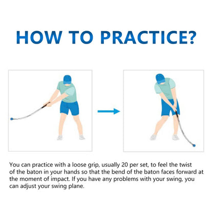 Golf Swing Trainer Golf Training Aid Swing Trainer Practice Tool Training Equipment for Strength and Tempo Tempo Swing Trainer