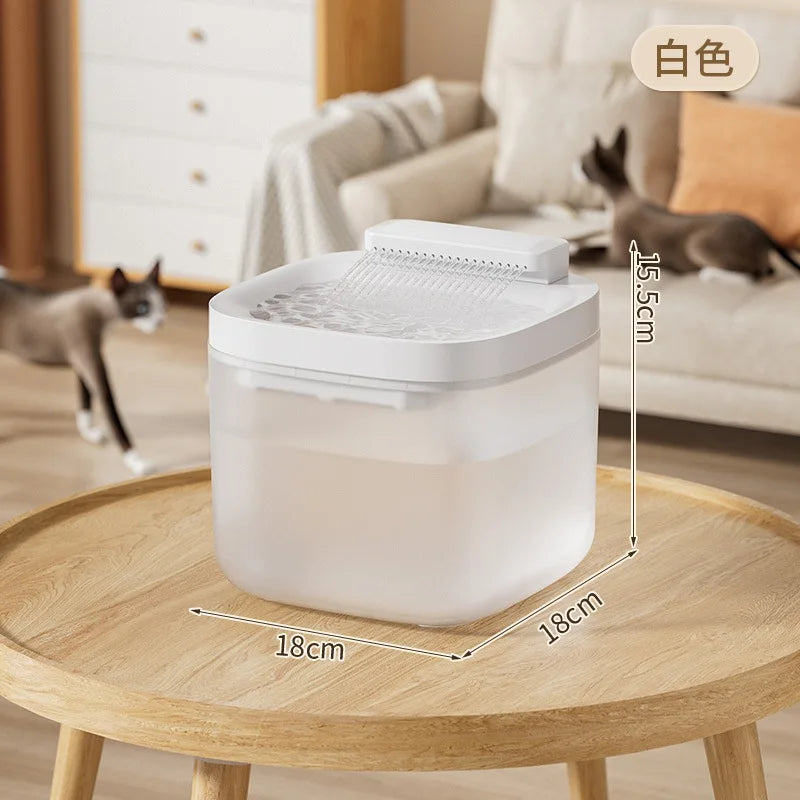 Automatic Pet Water Fountain 3L Large Capacity Automatic Cat Water Dispenser Circulating for Pet to Drink Water