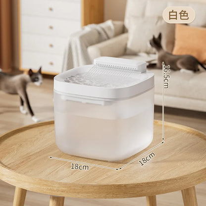 Automatic Pet Water Fountain 3L Large Capacity Automatic Cat Water Dispenser Circulating for Pet to Drink Water