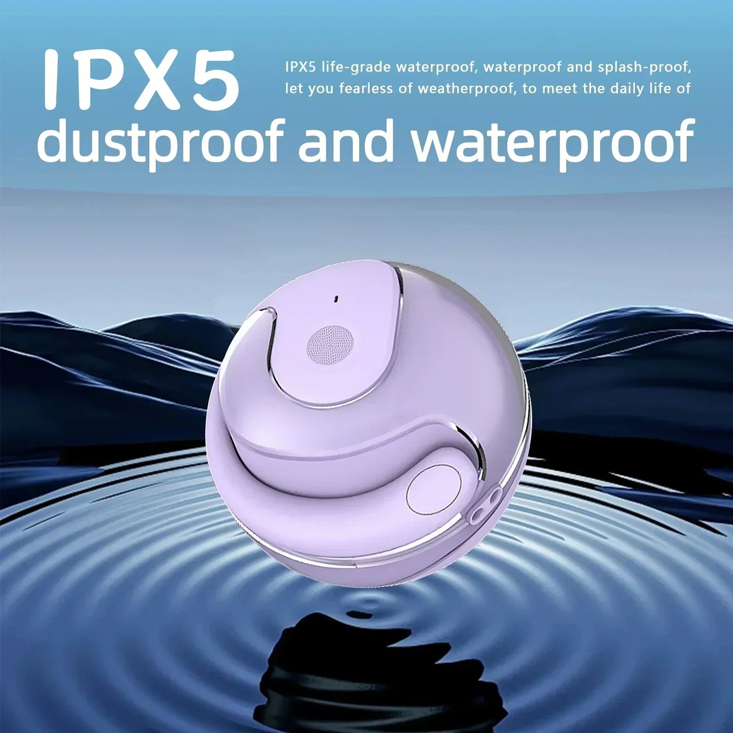 OWS EarHook Wireless Headphones Bone Conduction Headphones Noise Canceling Headset Touch Control Sports Earbuds