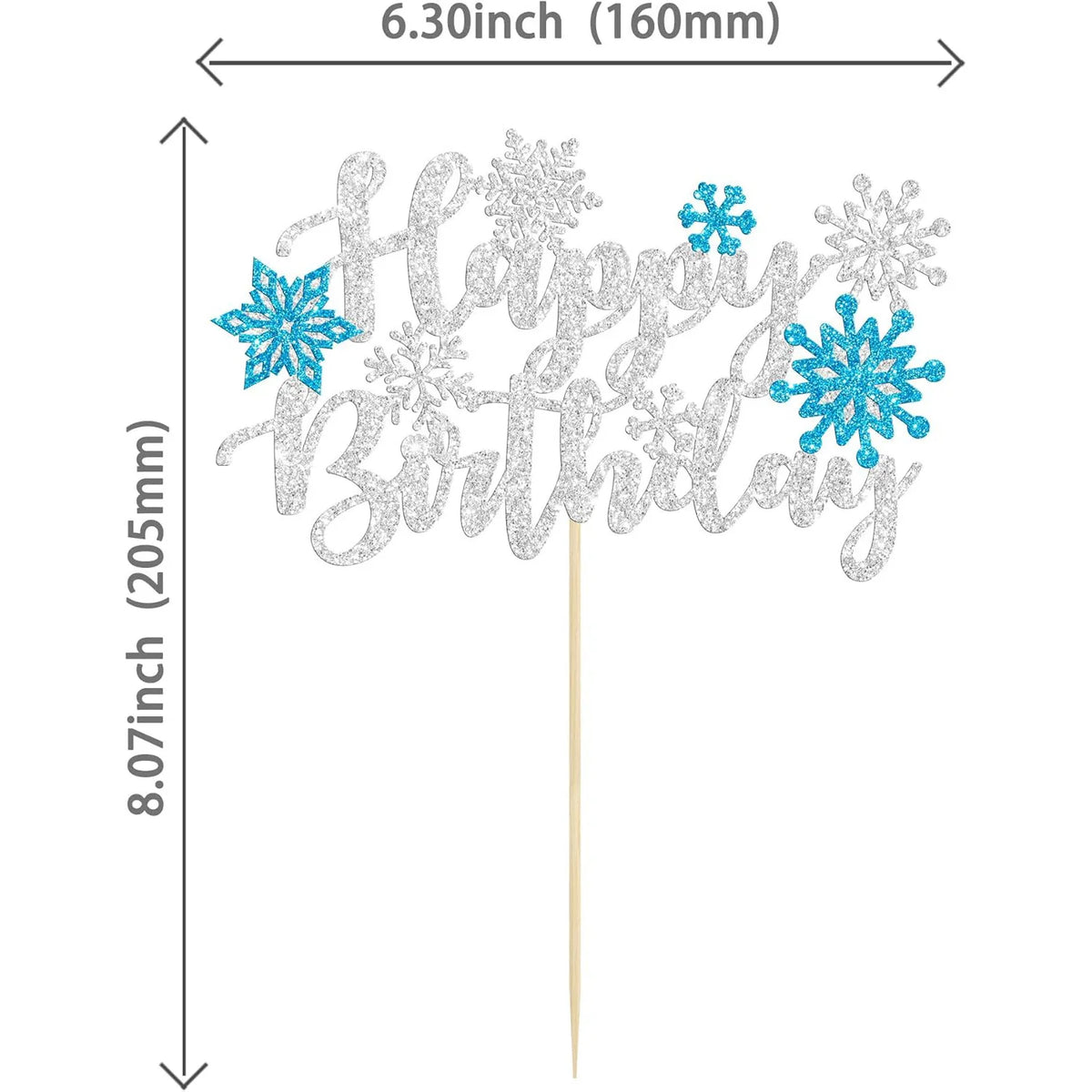 Castle Cake Topper Flag Rainbow Anniversary Cupcake Toppers For Wedding Happy Birthday Party Baking Decoration Happy New Year