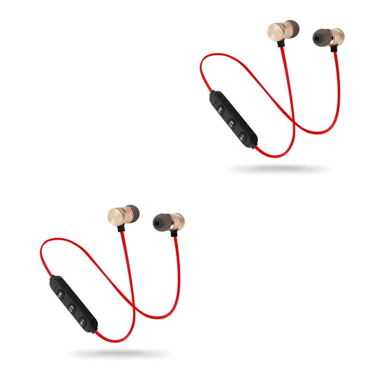 1/2/3/4pcs Bluetooth Earphone Sports Neckband Magnetic Wireless Earphones Stereo Earbuds Music Headphones With Mic For Xiaomi