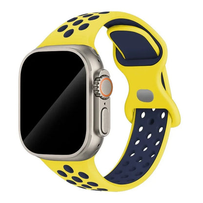 Strap For Apple Watch Band 44mm 49mm 45mm 40mm 41mm 38mm 42mm correa Breathable sports bracelet iwatch series 8 SE 7 6 5 9 Ultra