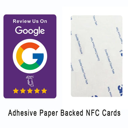 Google Reviews NFC Cards Boost Your Reviews PVC Material Durable
