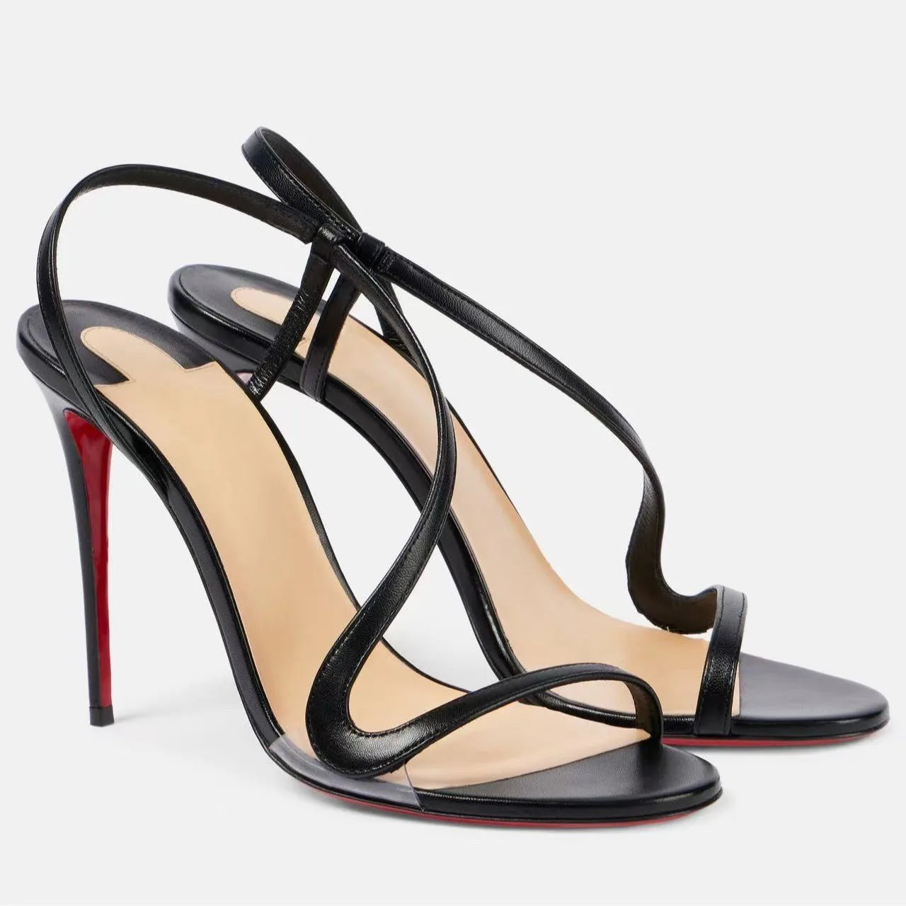 Ladies' Summer New Multi Color Serpentine Grass Stiletto Sandals Sexy Party Fashion Show 35-44 Large Women's Sandals