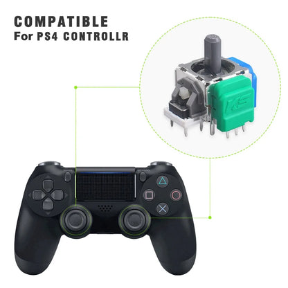 Anti-Drift TMR Electromagnetic Joystick High Precision Durable ThumbStick 3D Analog for PS5/PS4/Xbox/Switch Pro