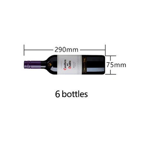 6 Bottle Portable Thermostatic Wine Cabinet Air Cooling Fridge Wine