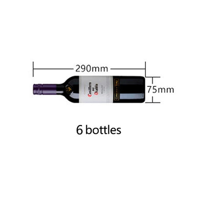 6 Bottle Portable Thermostatic Wine Cabinet Air Cooling Fridge Wine