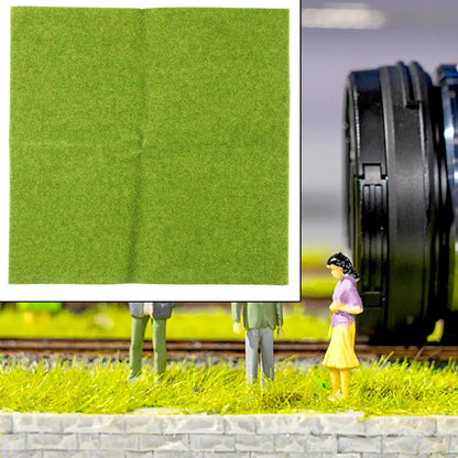 25cm artificial grass Miniature terrain mat scale model landscape train railway scenery architectural layout material garden