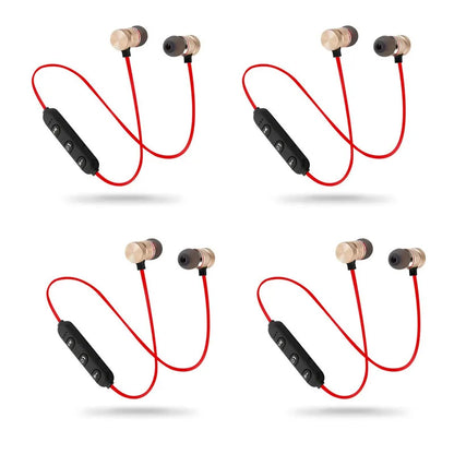 1/2/3/4pcs Bluetooth Earphone Sports Neckband Magnetic Wireless Earphones Stereo Earbuds Music Headphones With Mic For Xiaomi