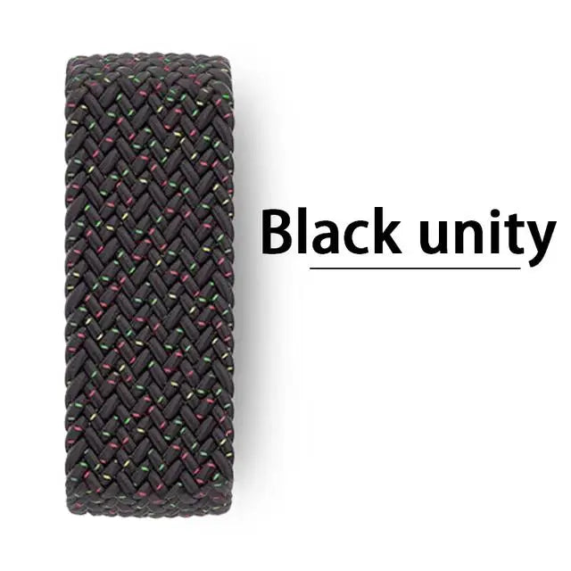 Band For Apple watch Series 10 11 46mm 42mm 9 7 8 5 SE 6 44mm 45mm 40mm 41mm Ultra 49mm bracelet correa Braided Solo Loop Strap