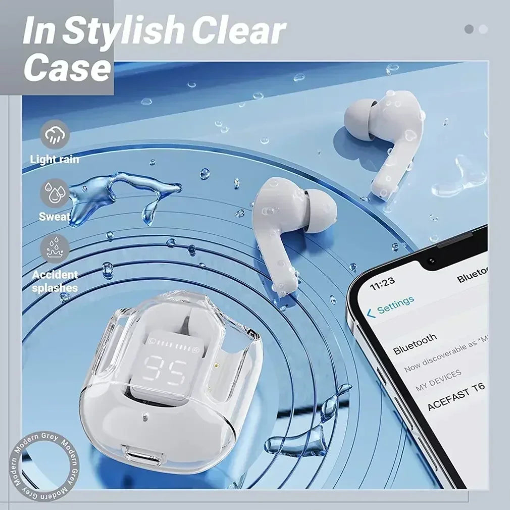 TWS Air31 Bluetooth Wireless Earphones 9D Stereo in Ear HiFi Earbuds HandsFree Headset with Mic Compatible with iPhone Xiaomi Sm